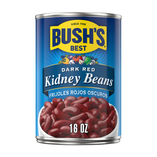 BUSH'S KIDNEY BEANS - DARK RED 16 oz