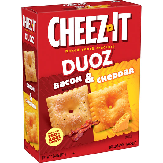 CHEEZIT - DUOZ BACON AND CHEDDAR
