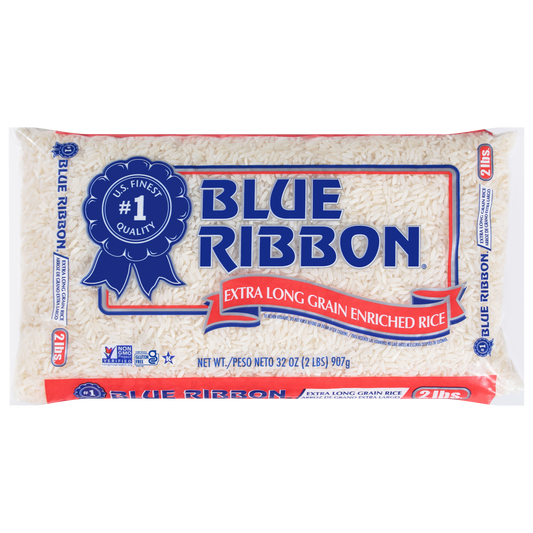 BLUE RIBBON LONG GRAIN RICE - 2LBS