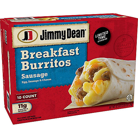 JIMMY DEAN -BREAKFAST BURRITO - SAUSAGE