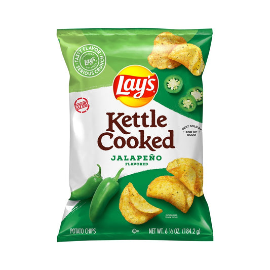 Lay’s Kettle Cooked Jalapeno 6.5 oz