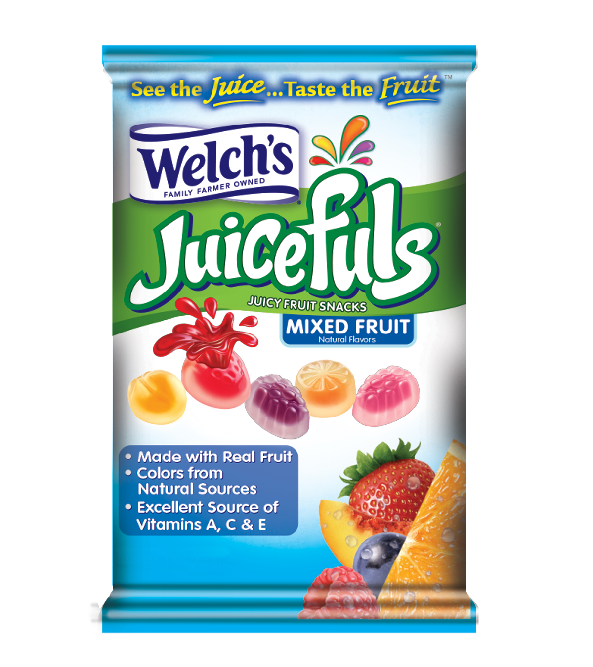 WELCHS-FRUIT SNACK MIXED FRUIT JUICEFUL (IND)