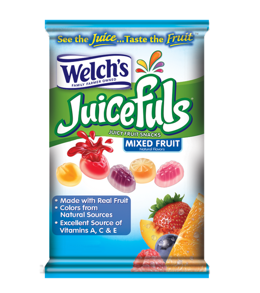 WELCHS-FRUIT SNACK MIXED FRUIT JUICEFUL (IND)