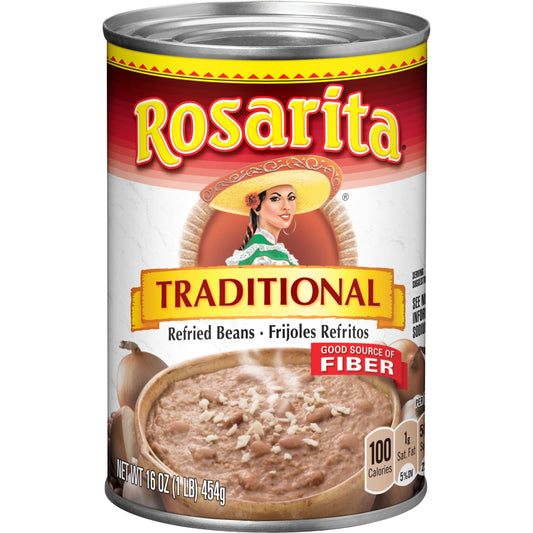 ROSARITA - REFRIED BEANS - TRADITIONAL - 16oz