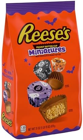 REESES - HALLOWEEN PEANUT BUTTER CUP MINATURES - 31oz