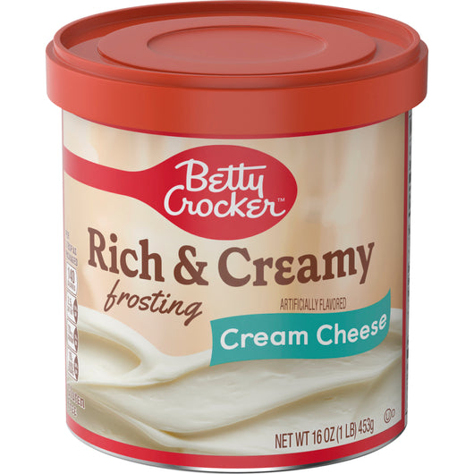 BETTY CROCKER RICH N CREAMY CREAM CHEESE FROSTING