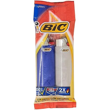 BIC CLASSIC Cigarette Lighter 2pk