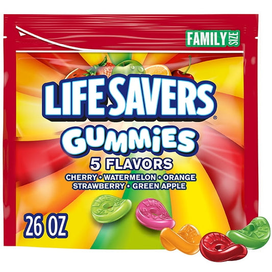 LIFESAVERS GUMMIES - FAMILY SIZE - 5 FLAVORS