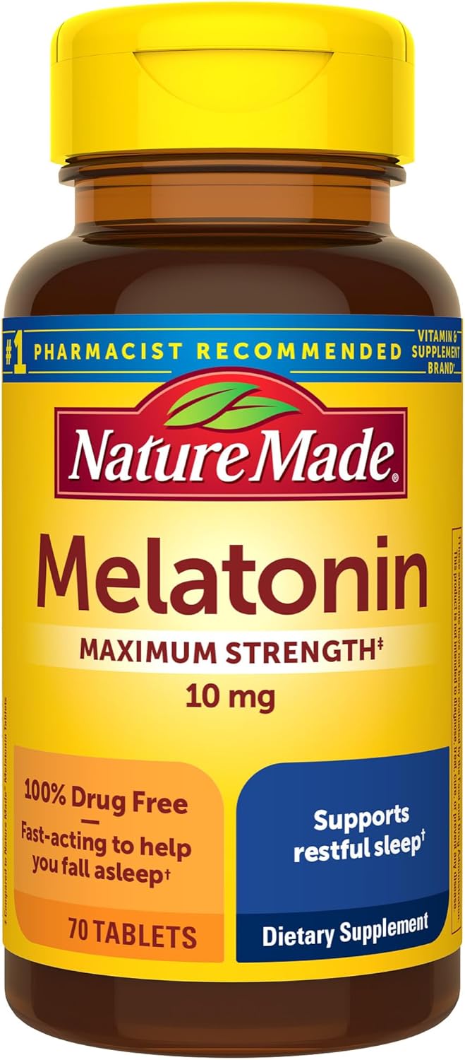 NATURE MADE - MELATONIN 10mg - 70 TABLETS