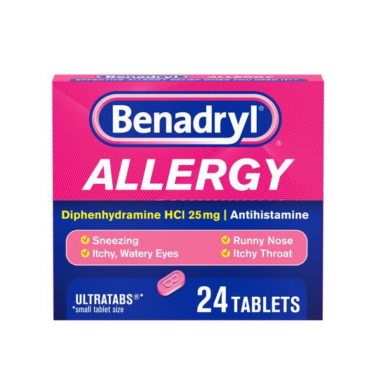 BENADRYL-ALLERGY TABLETS (24)