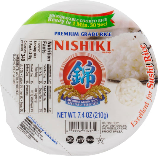 NISHIKI COOKED RICE BOWL 7.4 OZ