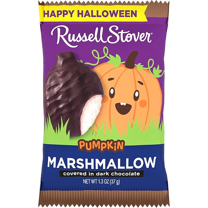 RUSSELL STOVER Dark Chocolate Marshmallow Pumpkin 1.3oz