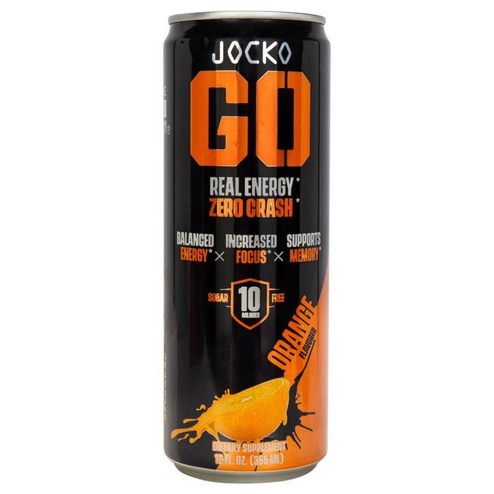 JOCKO GO FUEL - DISCIPLINE AFTERBURNER ORANGE 120Z