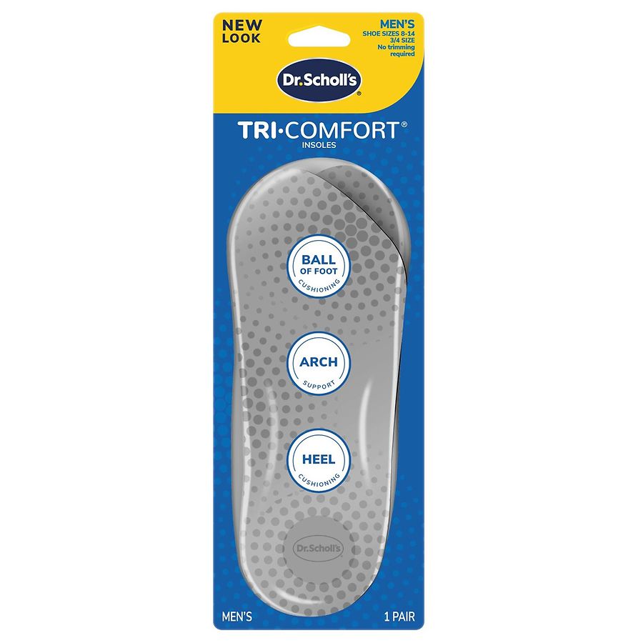 DR SCHOLL'S - TRI COMFORT - MEN'S - SIZE 8-14 - 3/4 SIZE