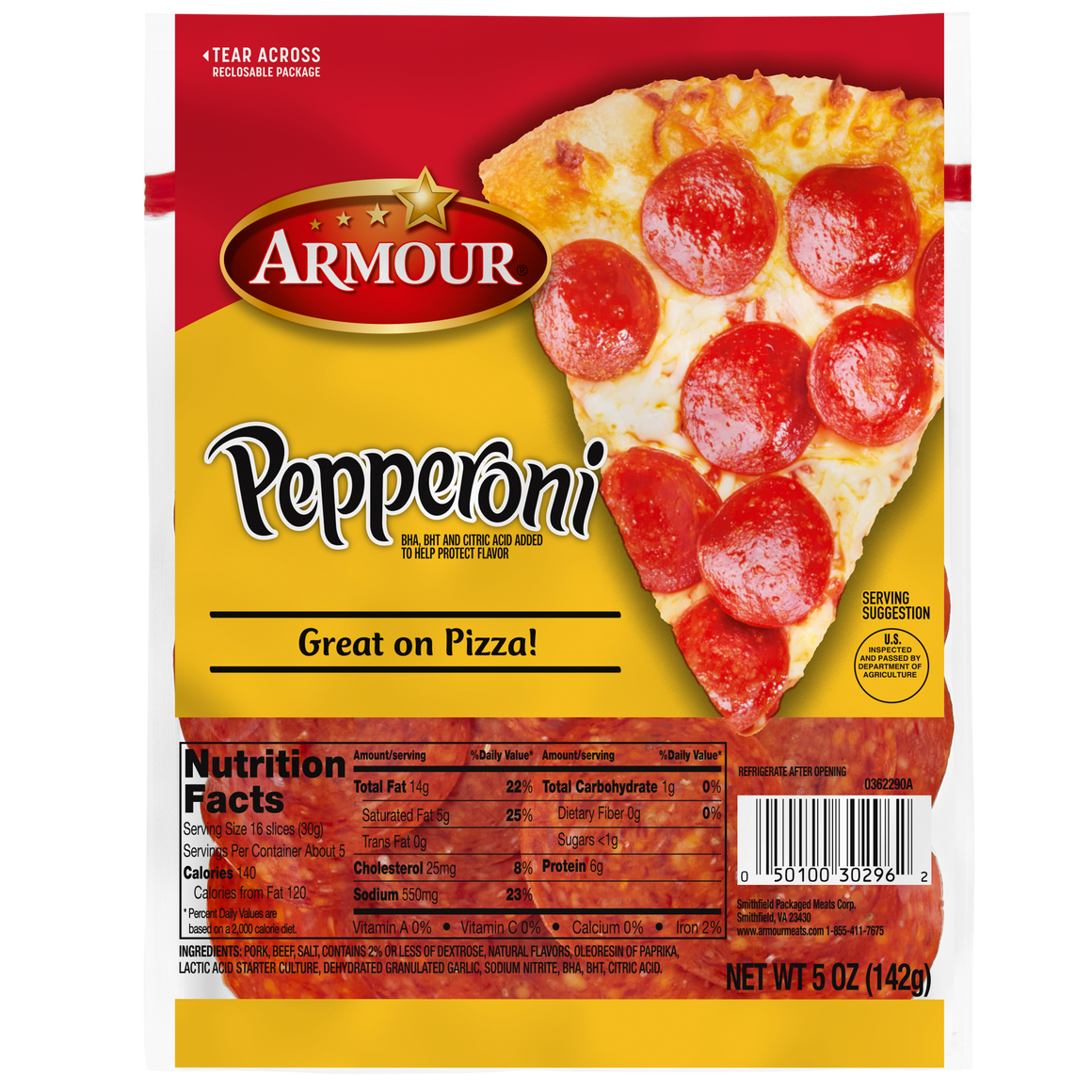 ARMOUR - PEPPERONI - BAG 5oz