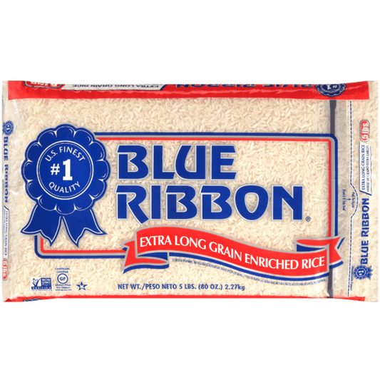 BLUE RIBBON LONG GRAIN RICE - 5LBS