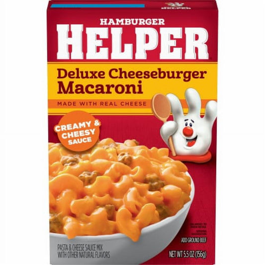 HAMBURGER HELPER - DELUX CHEESBURGER MACARONI