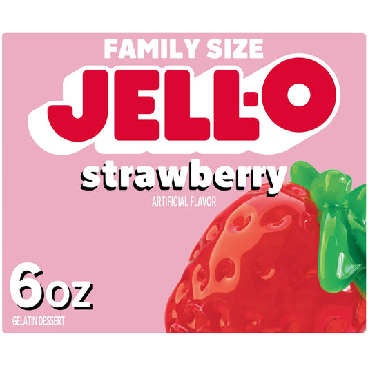 JELL-O - STRAWBERRY 6oz