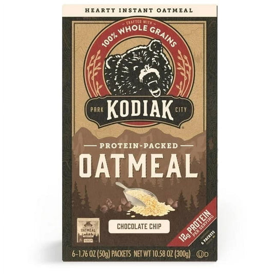 KODIAK OATMEAL - CHOCOLATE CHIP (6pk)