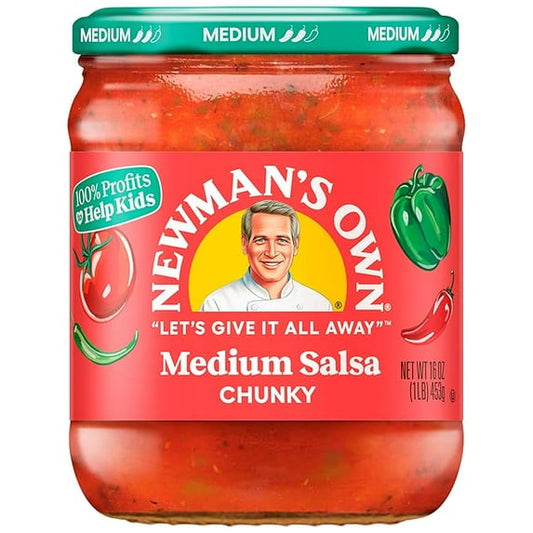 NEWMAN'S OWN - MEDIUM SALSA - CHUNKY