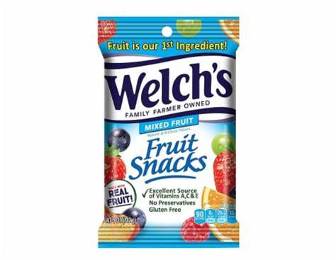 WELCHS-FRUIT SNACK MIXED FRUIT (IND)