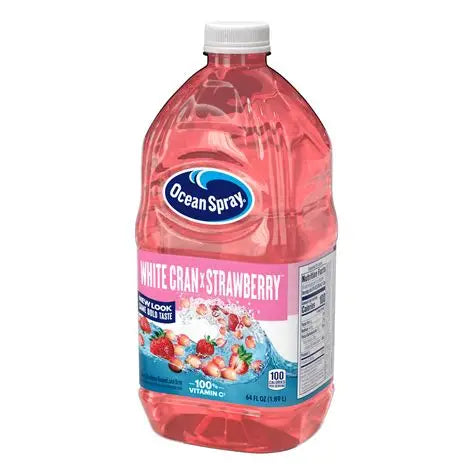 OCEAN SPRAY - WHITE CRAN & STRAWBERRY - 64OZ