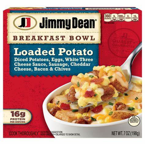 JIMMY DEAN - BREAKFAST BOWL - LOADED POTATO