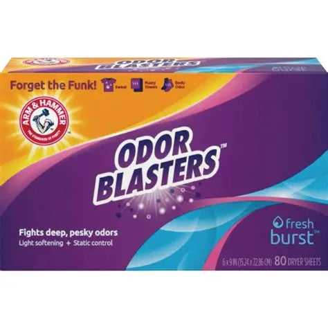 ARM & HAMMER - FABRIC SHEETS ODOR BLASTERS - FRESH BURST