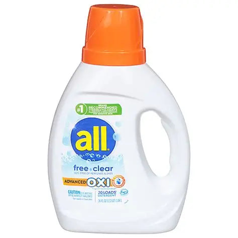 ALL DETERGENT LIQUID ULTRA FREE CLEAR W/ OXI