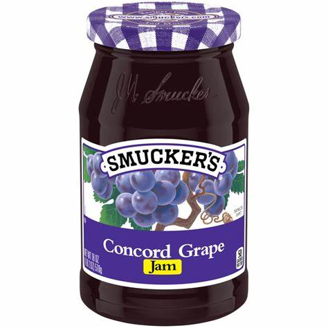SMUCKERS CONCORD GRAPE JAM 18oz #388