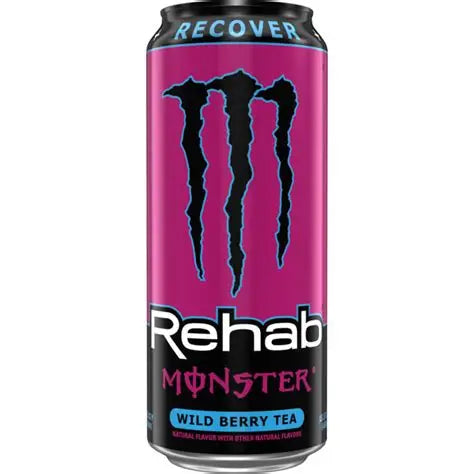 MONSTER - REHAB - WILD BERRY - 15.5OZ