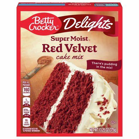 BETTY CROCKER - CAKE MIX - RED VELVET