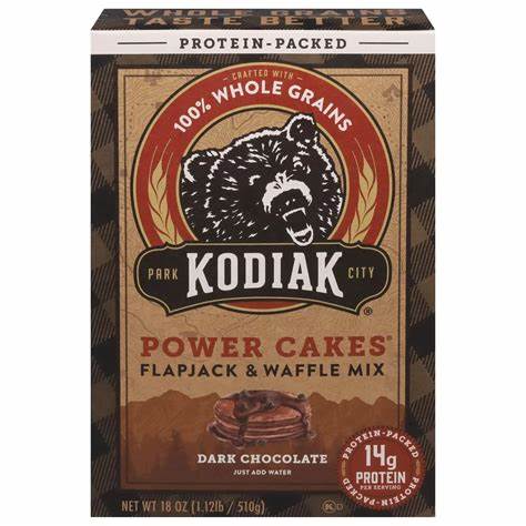 KODIAKCAKE-MIX WAFFLE FLAPJACK DARK CHOC (6)