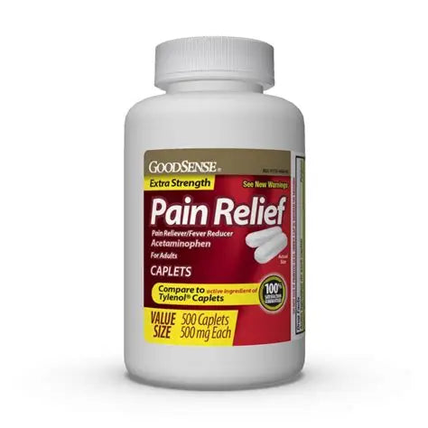 GOODSENSE - PAIN RELIEF - ACETAMINOPHEN - 500 CAPLETS