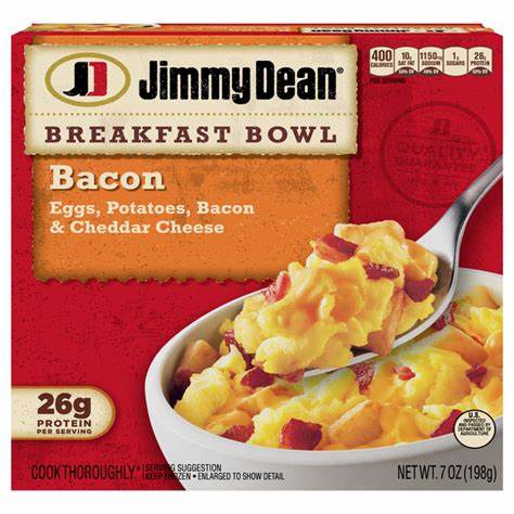 JIMMY DEAN BREAKFAST BOWL BACON