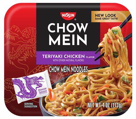 NISSIN CHOW MEIN NOODLES TERRIYAKI CHICKEN