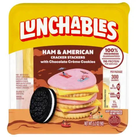 LUNCHABLES - HAM & AMERICAN
