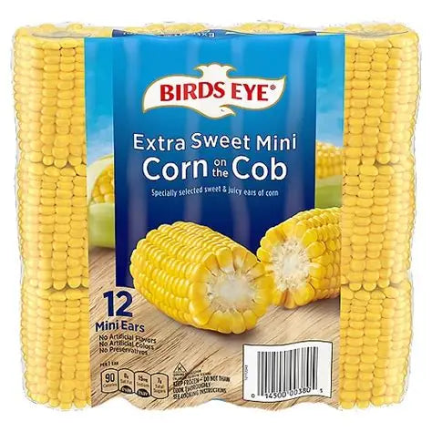BIRDS EYE - EXTRA SWEET MINI CORN ON THE COB