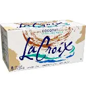 LA CROIX-WATER SPARKLING COCONUT 8pk