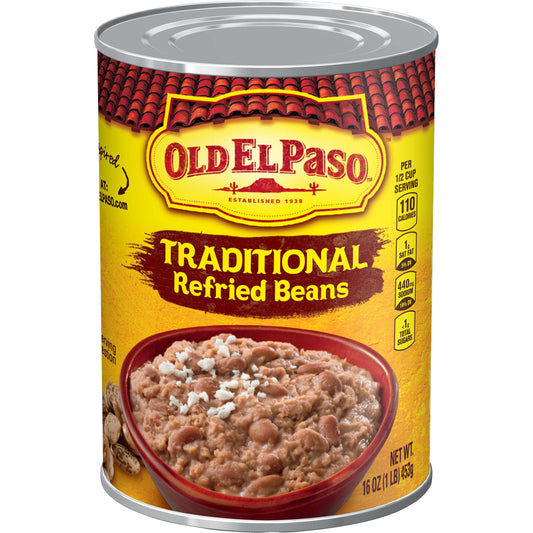 REFRIED BEANS - OLD EL PASO 16oz