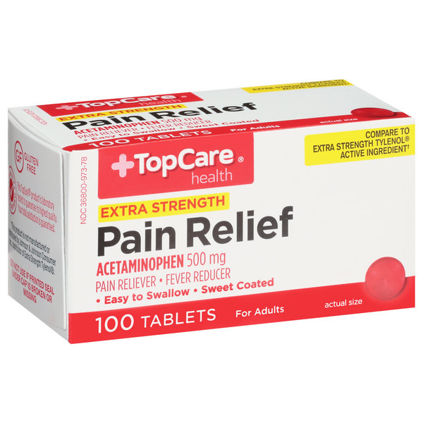 TOP CARE - ACETAMINOPHEN PAIN RELIEF - 500mg