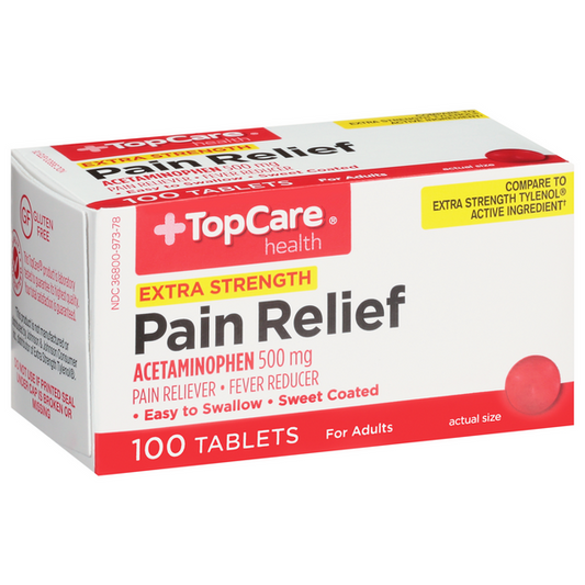 TOP CARE - ACETAMINOPHEN PAIN RELIEF - 500mg