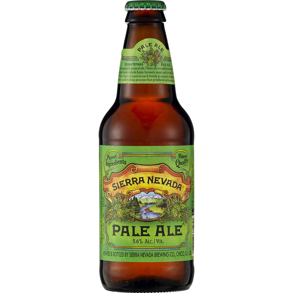 SIERRA NEVADA PALE ALE 355ML BOTTLE