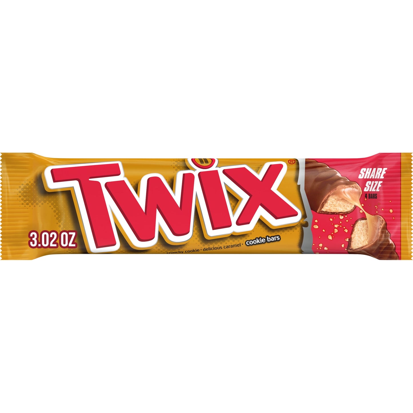TWIX - SHRE SIZE - 4 BARS - 3.02oz