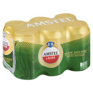 AMSTEL - CAN 330ML - 6 PACK