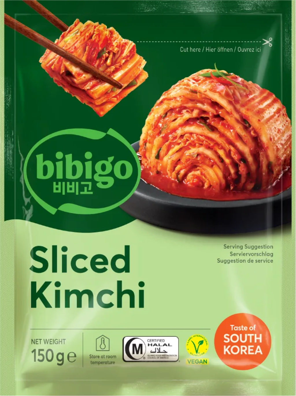 BIBIGO - SLICED KIMCHI - 150g
