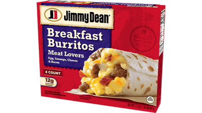 JIMMY DEAN - BREAKFAST BURRITO - MEAT LOVERS