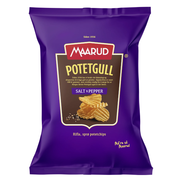 MAARUD POTETGULL - SALT & PEPPER - 40gr