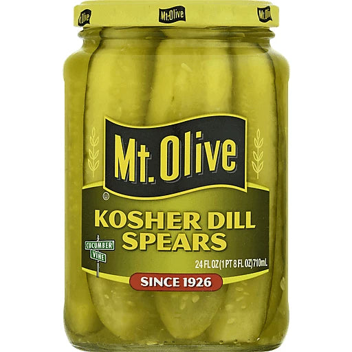 MT OLIVE - KOSHER DILL SPEARS - 24OZ