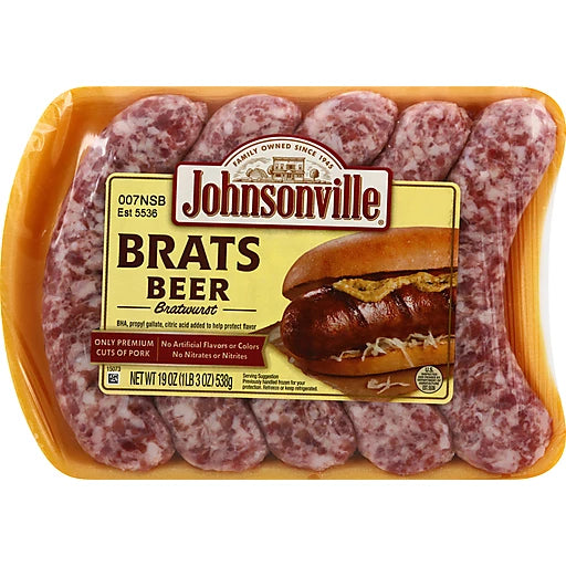 JOHNSONVILLE - BRATS- BEER